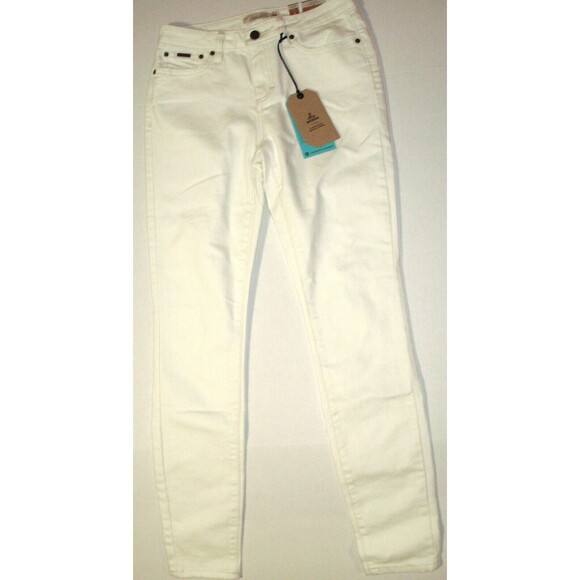 New NWT Womens 4 27 Prana Sienna Jeans White Stretch Organic Performance 31 RG - Picture 2 of 5